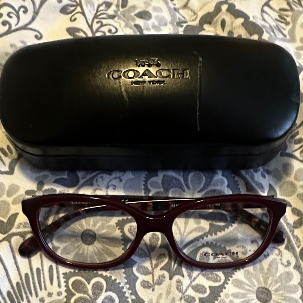 Coach Burgundy Women’s Glasses